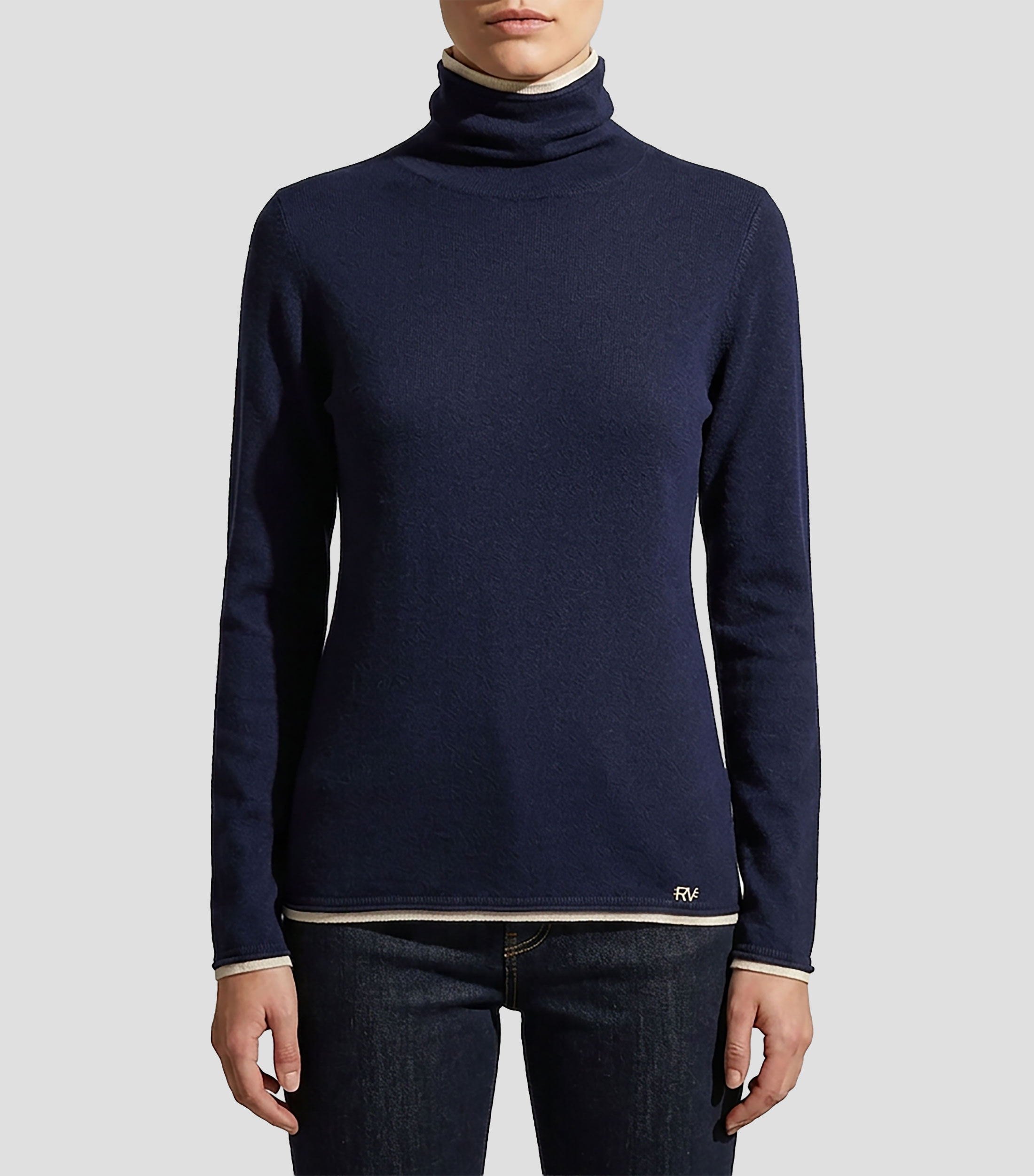 Suéter cuello alto Mujer